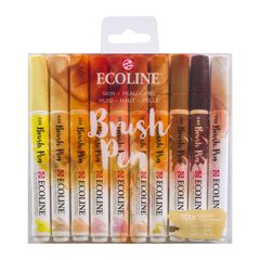Vodene olovke Ecoline Brush Pen Skin | Set od 10 komada