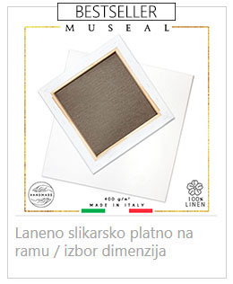 Laneno slikarsko platno na okviru MUSEAL