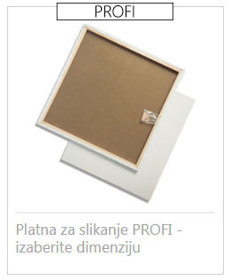 Slikarsko platno na okviru PROFI